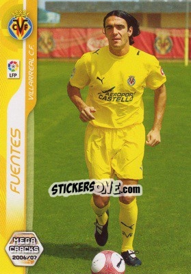 Sticker Fuentes - Liga 2006-2007. Megacracks - Panini