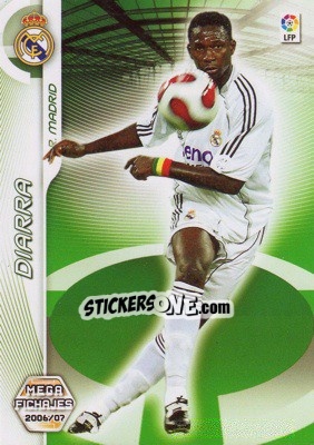 Sticker Mahamadou Diarra - Liga 2006-2007. Megacracks n. 499 - Panini