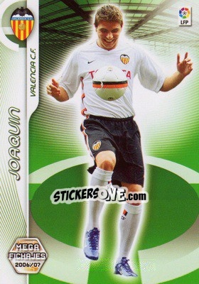 Cromo Joaquin - Liga 2006-2007. Megacracks - Panini