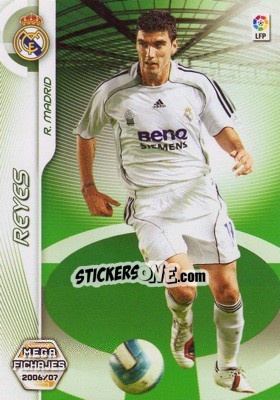 Cromo Reyes - Liga 2006-2007. Megacracks - Panini