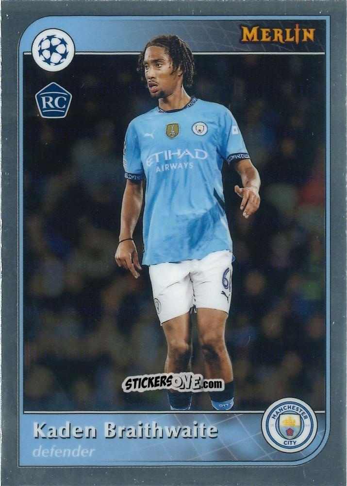 Sticker Kaden Braithwaite - UEFA Club Competitions 2024-2025
 n. 190 - Topps Merlin