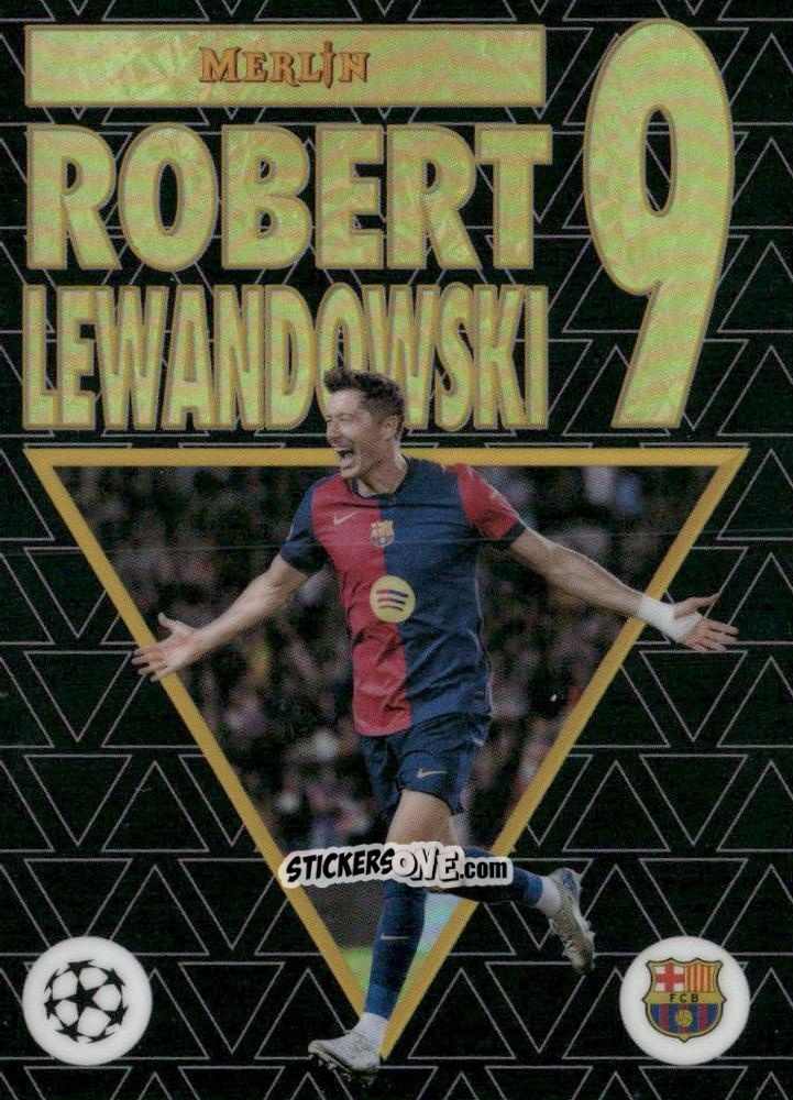 Sticker Robert Lewandowski - UEFA Club Competitions 2024-2025
 n. M95-8 - Topps Merlin