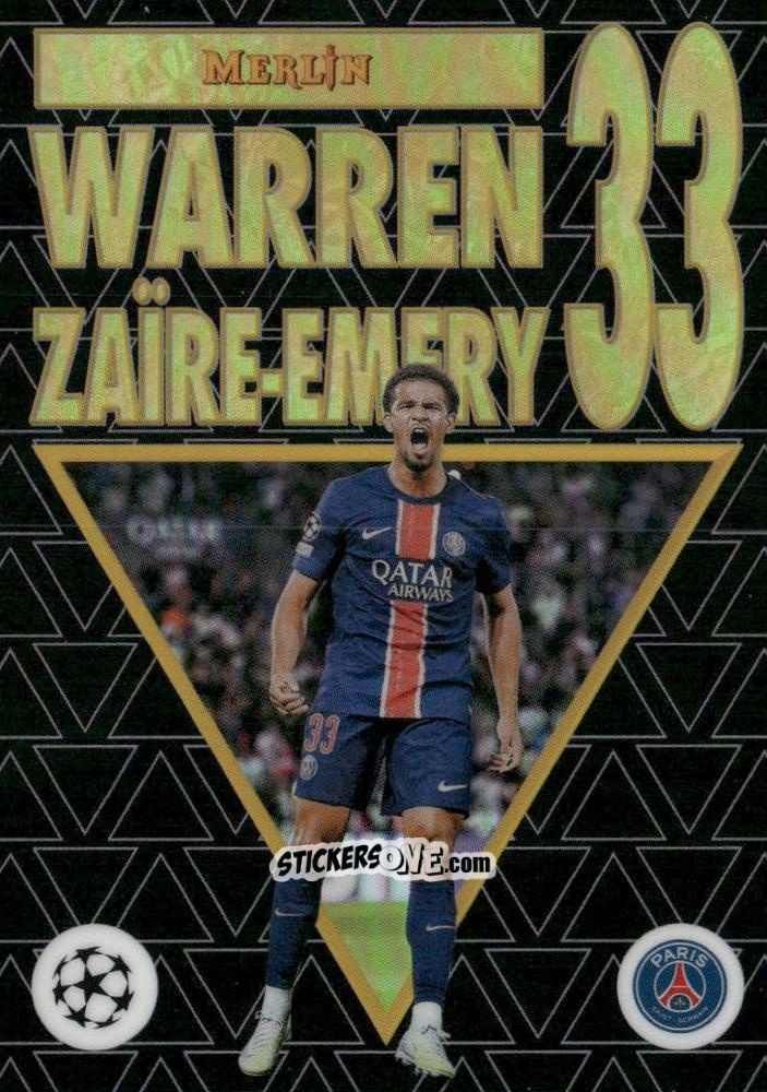 Cromo Warren Zaïre-Emery - UEFA Club Competitions 2024-2025
 n. M95-16 - Topps Merlin