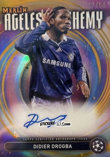 Figurina Didier Drogba - UEFA Club Competitions 2024-2025
 n. AAA-DD - Topps Merlin