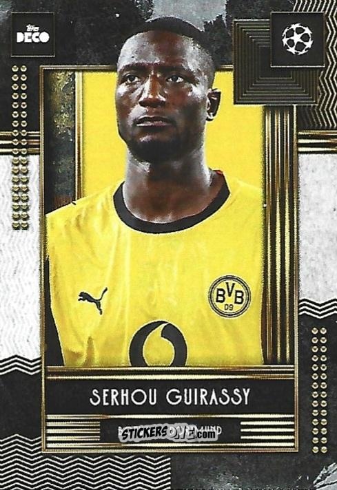 Sticker Serhou Guirassy - DECO UEFA Club Competitions 2025-2026
 n. 90 - Topps