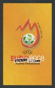 Sticker Official Logo - UEFA Euro Austria-Switzerland 2008. Mini sticker-set n. 1 - Panini