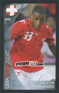 Figurina Gelson Fernandes - UEFA Euro Austria-Switzerland 2008. Mini sticker-set - Panini
