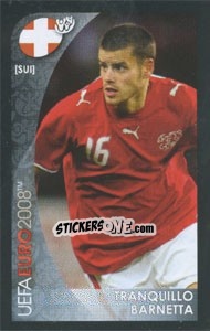 Sticker Tranquillo Barnetta - UEFA Euro Austria-Switzerland 2008. Mini sticker-set n. 13 - Panini