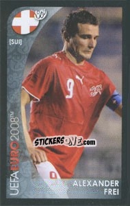 Sticker Alexander Frei - UEFA Euro Austria-Switzerland 2008. Mini sticker-set n. 15 - Panini