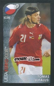 Cromo Tomas Ujfalusi - UEFA Euro Austria-Switzerland 2008. Mini sticker-set - Panini