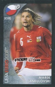 Cromo Marek Jankulovski - UEFA Euro Austria-Switzerland 2008. Mini sticker-set - Panini