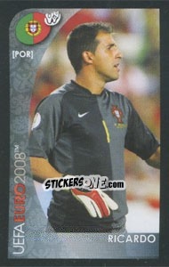 Cromo Ricardo - UEFA Euro Austria-Switzerland 2008. Mini sticker-set - Panini
