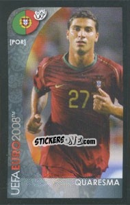Cromo Quaresma - UEFA Euro Austria-Switzerland 2008. Mini sticker-set - Panini