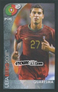 Sticker Quaresma - UEFA Euro Austria-Switzerland 2008. Mini sticker-set n. 34 - Panini