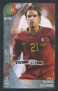 Sticker Nuno Gomes - UEFA Euro Austria-Switzerland 2008. Mini sticker-set n. 37 - Panini