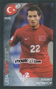 Sticker Hamit Altintop - UEFA Euro Austria-Switzerland 2008. Mini sticker-set n. 45 - Panini