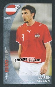Cromo Martin Stranzl - UEFA Euro Austria-Switzerland 2008. Mini sticker-set - Panini