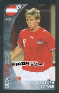 Sticker Christoph Leitgeb - UEFA Euro Austria-Switzerland 2008. Mini sticker-set n. 54 - Panini