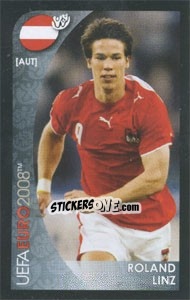 Cromo Roland Linz - UEFA Euro Austria-Switzerland 2008. Mini sticker-set - Panini