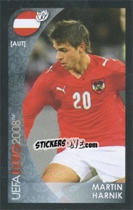 Figurina Martin Harnik - UEFA Euro Austria-Switzerland 2008. Mini sticker-set - Panini