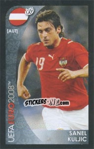 Sticker Sanel Kuljic - UEFA Euro Austria-Switzerland 2008. Mini sticker-set n. 59 - Panini