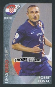 Cromo Robert Kovac - UEFA Euro Austria-Switzerland 2008. Mini sticker-set - Panini