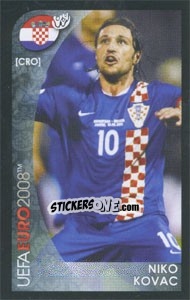 Figurina Niko Kovac - UEFA Euro Austria-Switzerland 2008. Mini sticker-set - Panini