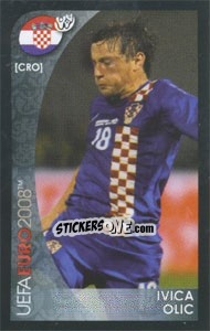 Sticker Ivica Olic - UEFA Euro Austria-Switzerland 2008. Mini sticker-set n. 69 - Panini