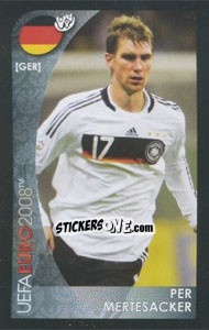 Cromo Per Mertesacker - UEFA Euro Austria-Switzerland 2008. Mini sticker-set - Panini