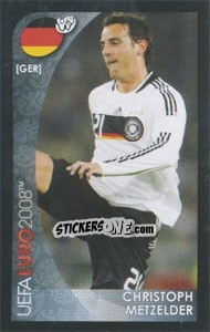 Figurina Christoph Metzelder - UEFA Euro Austria-Switzerland 2008. Mini sticker-set - Panini