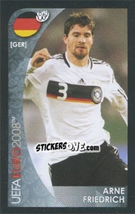 Sticker Arne Friedrich - UEFA Euro Austria-Switzerland 2008. Mini sticker-set n. 74 - Panini