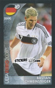 Sticker Bastian Schweinsteiger - UEFA Euro Austria-Switzerland 2008. Mini sticker-set - Panini
