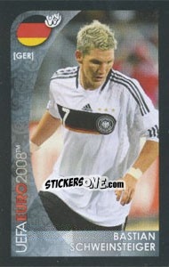 Sticker Bastian Schweinsteiger - UEFA Euro Austria-Switzerland 2008. Mini sticker-set n. 78 - Panini