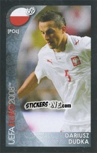 Cromo Dariusz Dudka - UEFA Euro Austria-Switzerland 2008. Mini sticker-set - Panini