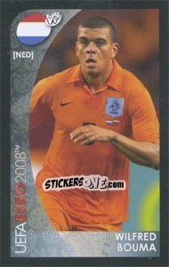 Figurina Wilfred Bouma - UEFA Euro Austria-Switzerland 2008. Mini sticker-set - Panini