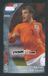 Sticker Rafael van der Vaart - UEFA Euro Austria-Switzerland 2008. Mini sticker-set - Panini