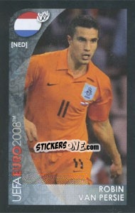 Cromo Robin van Persie - UEFA Euro Austria-Switzerland 2008. Mini sticker-set - Panini