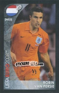 Sticker Robin van Persie - UEFA Euro Austria-Switzerland 2008. Mini sticker-set n. 102 - Panini