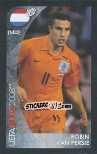 Figurina Robin van Persie - UEFA Euro Austria-Switzerland 2008. Mini sticker-set - Panini