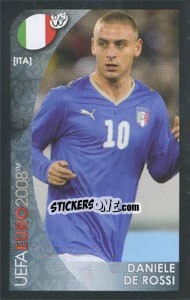 Sticker Daniele De Rossi - UEFA Euro Austria-Switzerland 2008. Mini sticker-set n. 110 - Panini