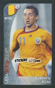 Cromo Laurentiu Rosu - UEFA Euro Austria-Switzerland 2008. Mini sticker-set - Panini
