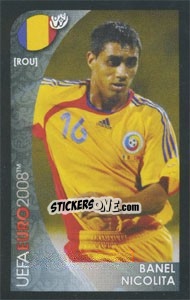 Sticker Banel Nicolita - UEFA Euro Austria-Switzerland 2008. Mini sticker-set n. 122 - Panini