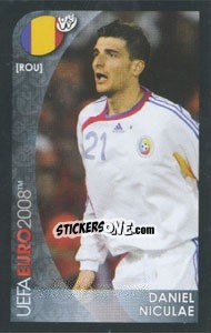 Figurina Daniel Niculae - UEFA Euro Austria-Switzerland 2008. Mini sticker-set - Panini