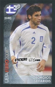 Sticker Georgios Seitaridis - UEFA Euro Austria-Switzerland 2008. Mini sticker-set - Panini