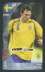 Sticker Kim Källström - UEFA Euro Austria-Switzerland 2008. Mini sticker-set n. 154 - Panini
