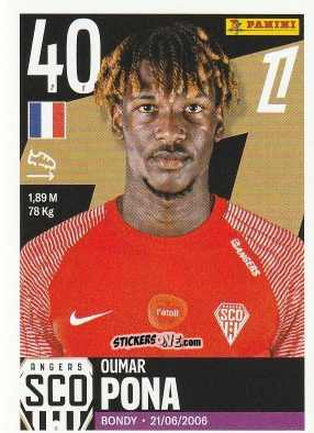 Figurina Oumar Pona - Foot Ligue 1 2025-2026
 n. 15 - Panini