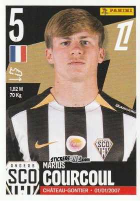 Figurina Marius Courcoul - Foot Ligue 1 2025-2026
 n. 20 - Panini