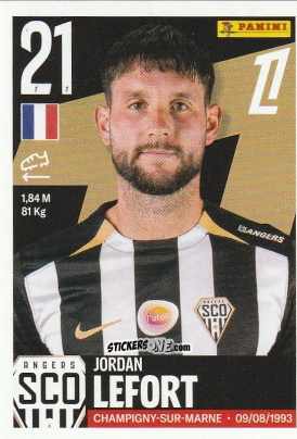 Cromo Jordan Lefort - Foot Ligue 1 2025-2026
 n. 23 - Panini