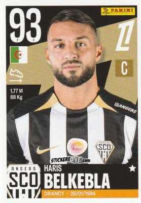 Sticker Haris Belkebla - Foot Ligue 1 2025-2026
 n. 26 - Panini
