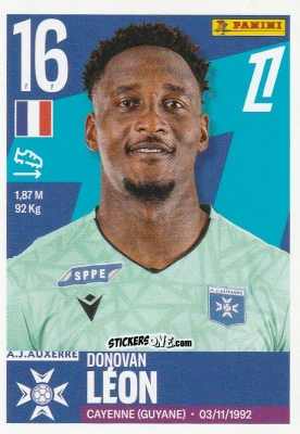 Figurina Donovan Léon - Foot Ligue 1 2025-2026
 n. 43 - Panini